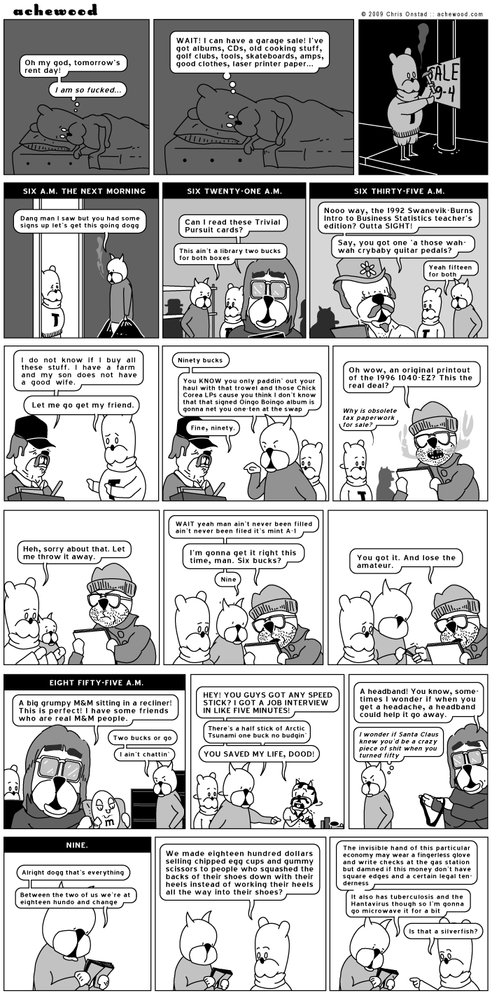 achewood January 12, 2009