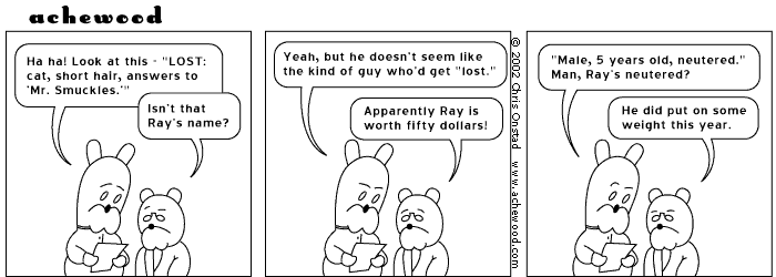 achewood January 21, 2002