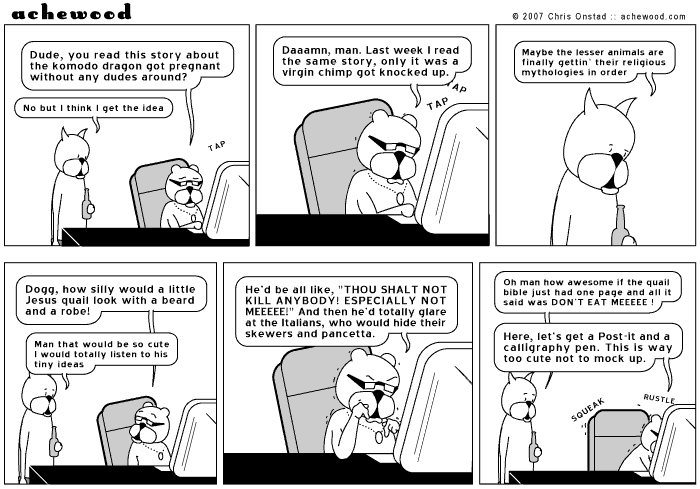 achewood January 25, 2007