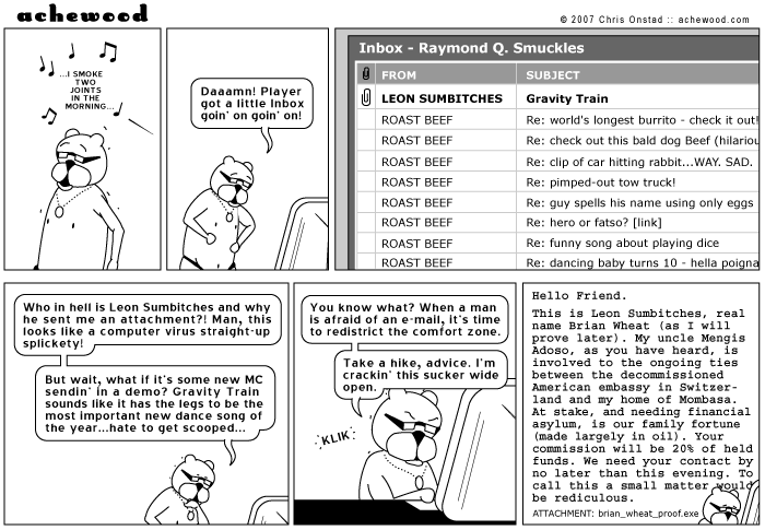 achewood March 5, 2007