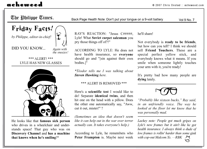 achewood June 22, 2007