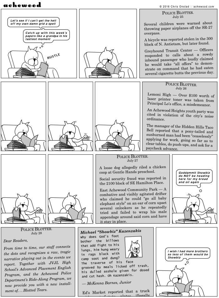 achewood July 29, 2016