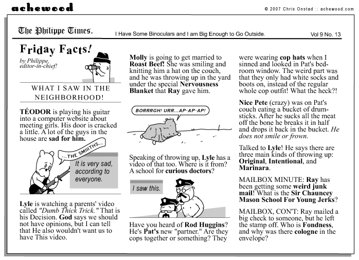 achewood August 3, 2007