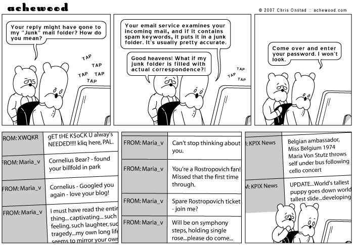 achewood September 10, 2007
