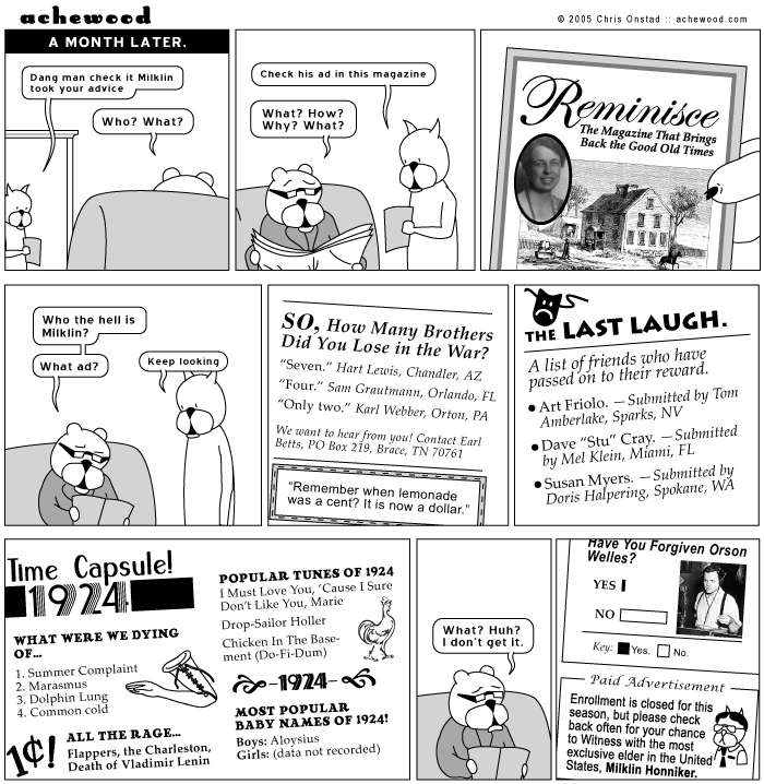 achewood October 13, 2005
