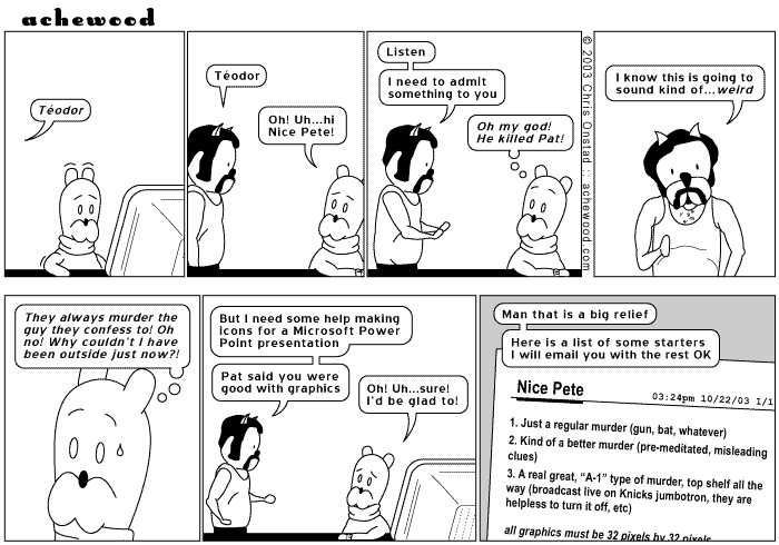 achewood October 22, 2003