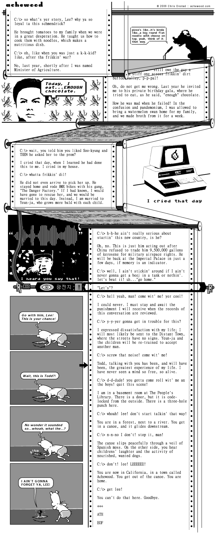 achewood November 7, 2009