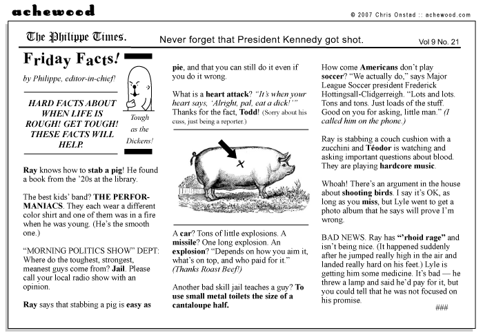 achewood November 16, 2007