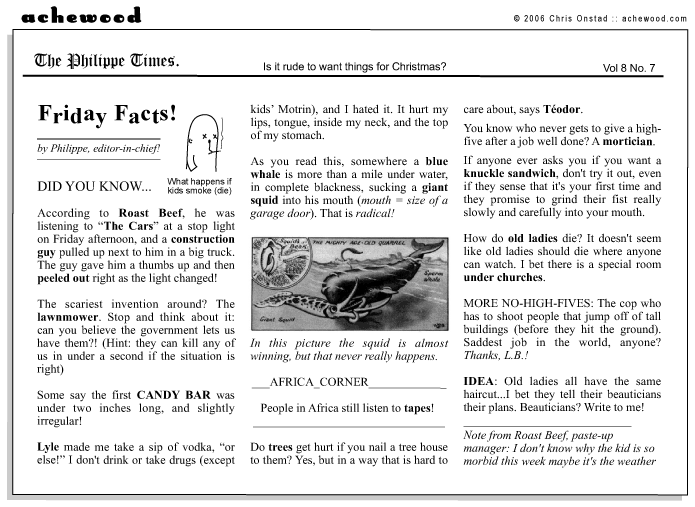 achewood December 8, 2006